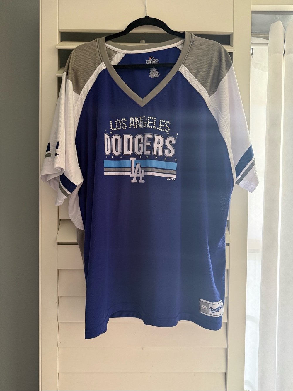 Majestic Los Angeles Dodgers Blue White Gray Jersey